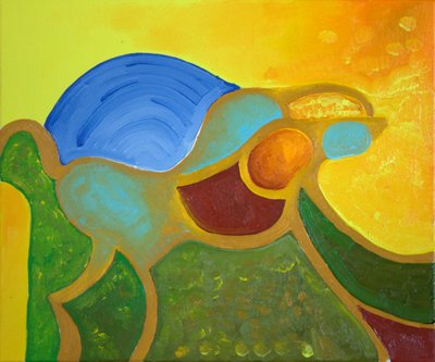 キマイラ、2009年（キャンバスに油彩） 作： Jan Groneberg