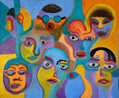 Eye Witnesses nr 2, 2009 (キャンバスに油彩) 作： Jan Groneberg
