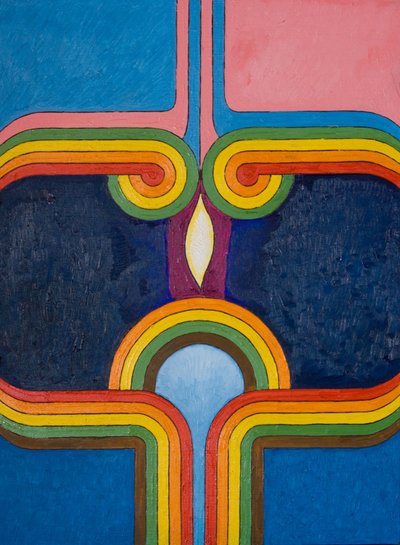 女性の胴体、2006年（木に油彩） 作： Jan Groneberg