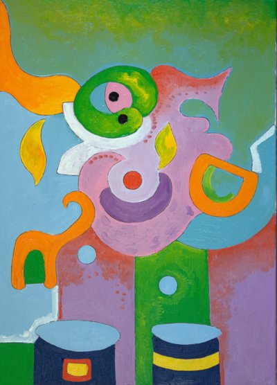 子供が見た小児科医夫人、2009年（キャンバスに油彩） 作： Jan Groneberg