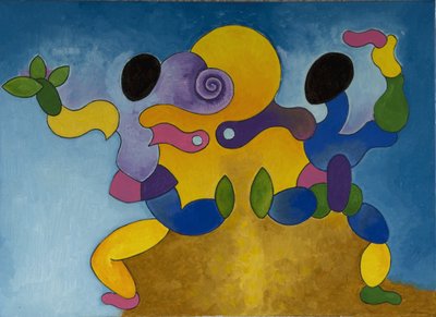 メイティングダンス、2007年（キャンバスに油彩） 作： Jan Groneberg