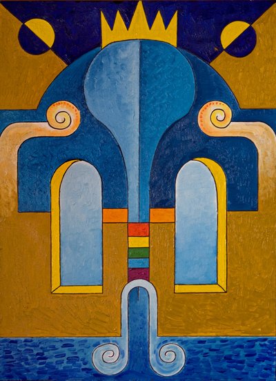 花嫁、2006年（木に油彩） 作： Jan Groneberg