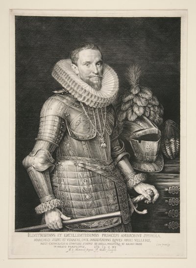 アンブローズ、スピノーラ侯爵 (1569-1630) 作： Jan Harmensz. Muller