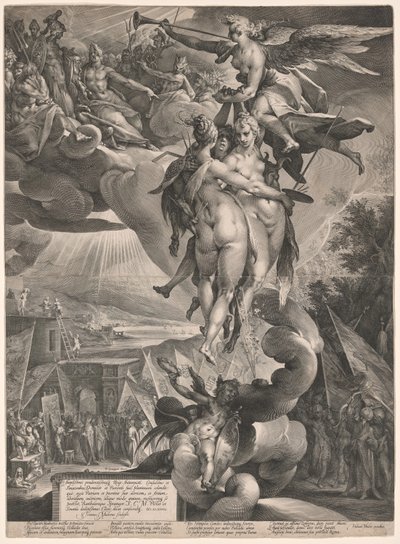 芸術の神格化 作： Jan Harmensz. Muller