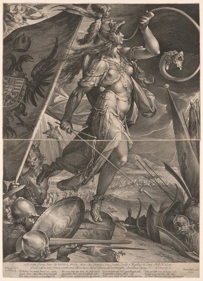 帝国軍を率いるベローナ 作： Jan Harmensz. Muller