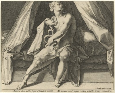 クレオパトラの死 作： Jan Harmensz. Muller