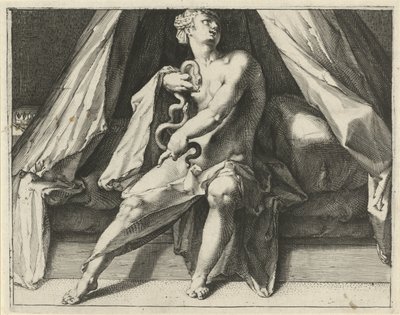 クレオパトラの死 作： Jan Harmensz. Muller