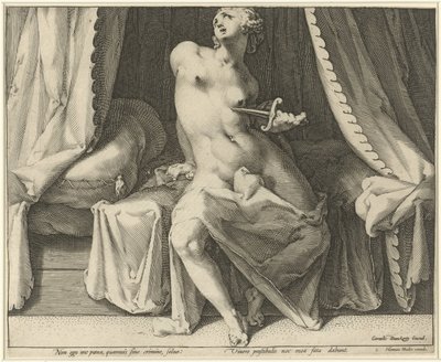 ルクレティアの死 作： Jan Harmensz. Muller