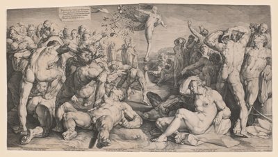 贈り物を配るフォーチュン 作： Jan Harmensz. Muller