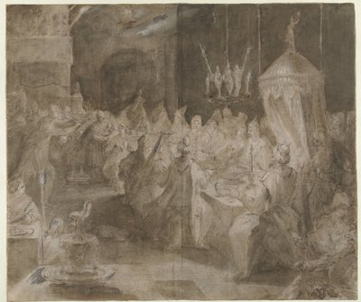 ベルシャザールの饗宴 作： Jan Harmensz. Muller