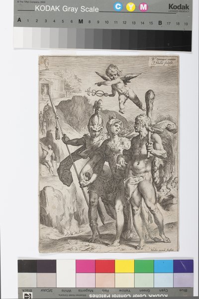 ヘラクレスと火星が率いるミネルバ 作： Jan Harmensz Muller