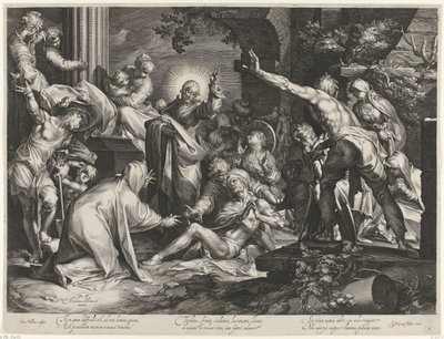 ラザロの育成 作： Jan Harmensz. Muller