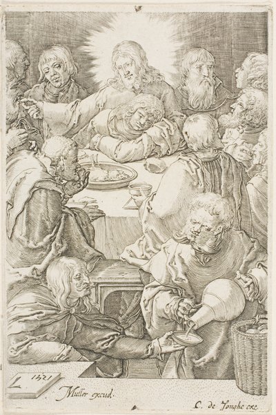 最後の晩餐 作： Jan Harmensz. Muller