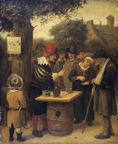 いんちき 作： Jan Havicksz. Steen (attributed to)
