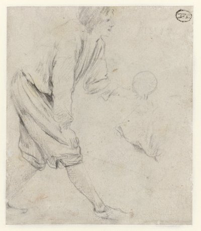 スキットルズをしている男の研究 作： Jan Havicksz. Steen