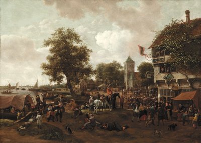 Oegstgeestでの見本市、165560年頃 作： Jan Havickszoon Steen