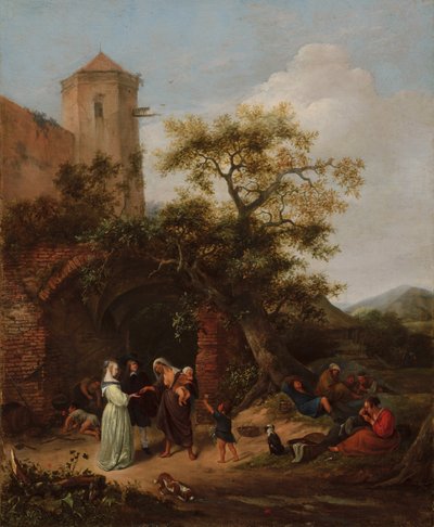占い師、1650-1654年頃 作： Jan Havickszoon Steen
