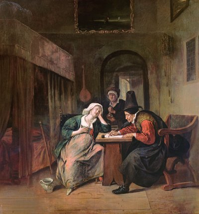 患者と医者 作： Jan Havickszoon Steen