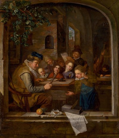学校、c。 1650。 作： Jan Havickszoon Steen
