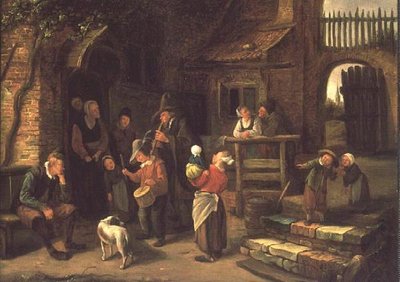 さまようミュージシャン（パネル） 作： Jan Havickszoon Steen