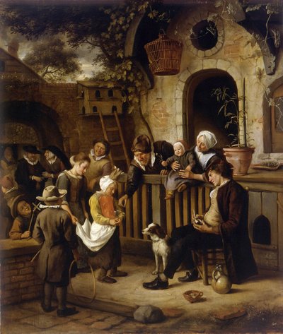 小さな施しコレクター 作： Jan Havickszoon Steen