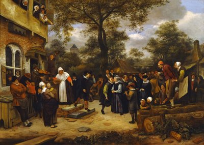 村の結婚式 作： Jan Havickszoon Steen