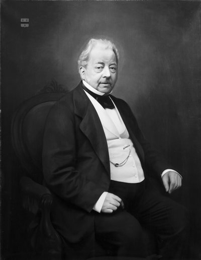 Archibald Jan van de Poll（1800-1870）の肖像 作： Jan Hendrik Maschaupt