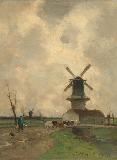 ミル 作： Jan Hendrik Weissenbruch