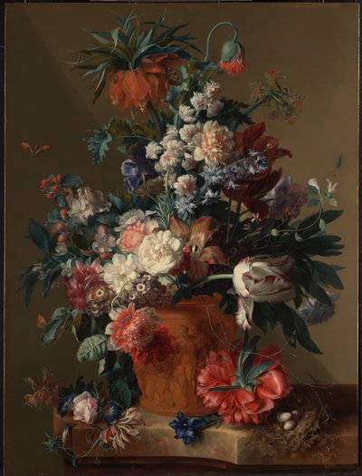 花瓶の花、1722 作： Jan Huysum van