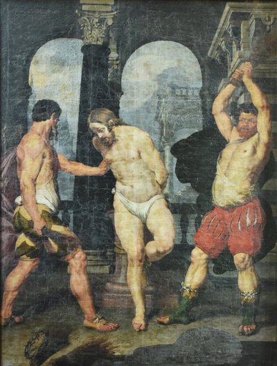 ヤン・ヤンセンス（1590-1650年頃）キリストの鞭打ち 聖ミカエル教会 ゲント 30-06-2019 作： ヤン・ヤンセン