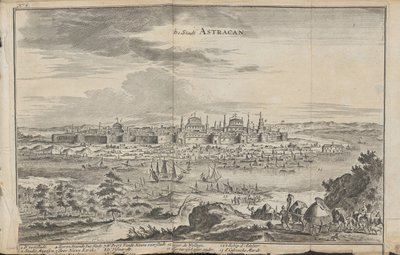 アストラハンFrom：Three Significant Journeys、1675 作： Jan Jansz. Struys
