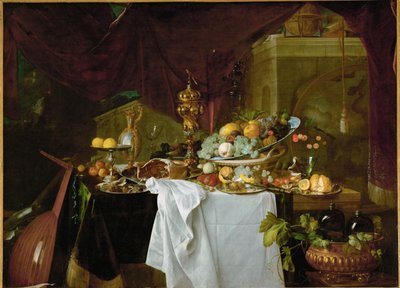 デザート静物... 作： Jan Jansz de Heem