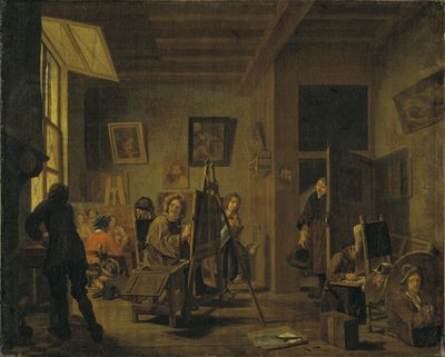 ペインターズスタジオ 作： Jan Josef the Elder Horemans