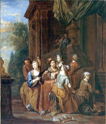 ミュージカル・パーティー（油彩・キャンバス） 作： Jan Josef the Younger Horemans