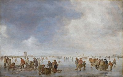 氷上の冬景色 作： Jan Josefsz Goyen van