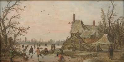 農場の冬景色 作： Jan Josefsz van Goyen