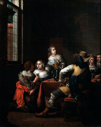 メリーミーティング」。 作： Jan Joseph Horemans the Elder