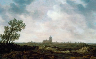アーネムの眺め、1633 作： Jan Josephsz van Goyen
