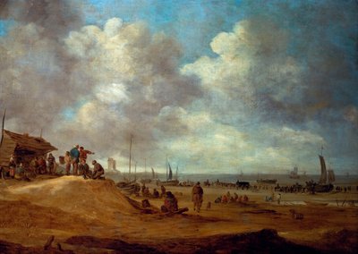 スヘフェニンゲンの眺め、1649 作： Jan Josephsz van Goyen