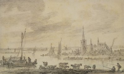 川の風景 作： Jan Josephsz van Goyen
