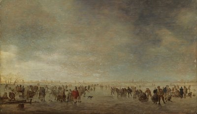 スケーター、1641 作： Jan Josephsz van Goyen