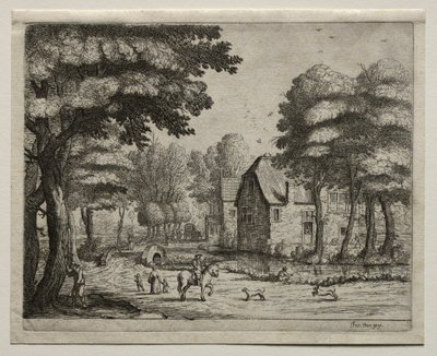 ストーンブリッジ。 作： Jan Josephsz van Goyen
