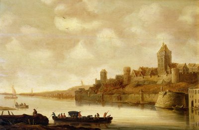1643年後のオランダ、ナイメーヘンの眺め 作： Jan Josephsz van Goyen