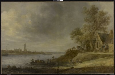 レーネンの眺め、1641年 作： Jan Josephsz van Goyen