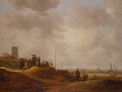 エグモンド・アーン・シーの海岸の眺め 作： Jan Josephsz van Goyen