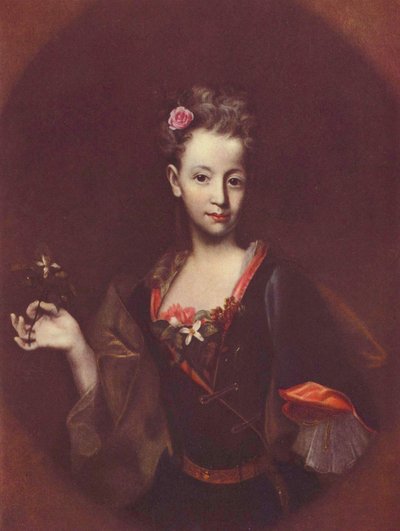 ヘドヴィヒ・フランシスカ・ヴューシンの肖像 作： ヤン・クペッキー