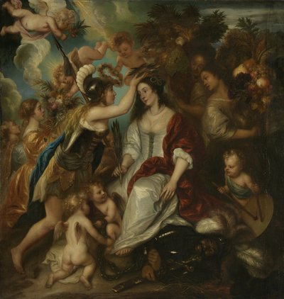 平和の寓意、1652 作： Jan Lievens