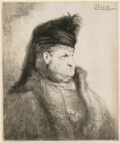 東洋人の胸像 作： Jan Lievens