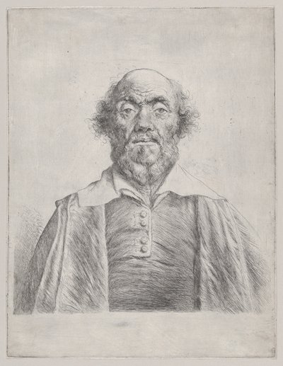年配の男性の胸像、1620-74。 作： Jan Lievens