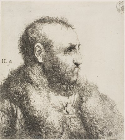 老人の胸像 作： Jan Lievens